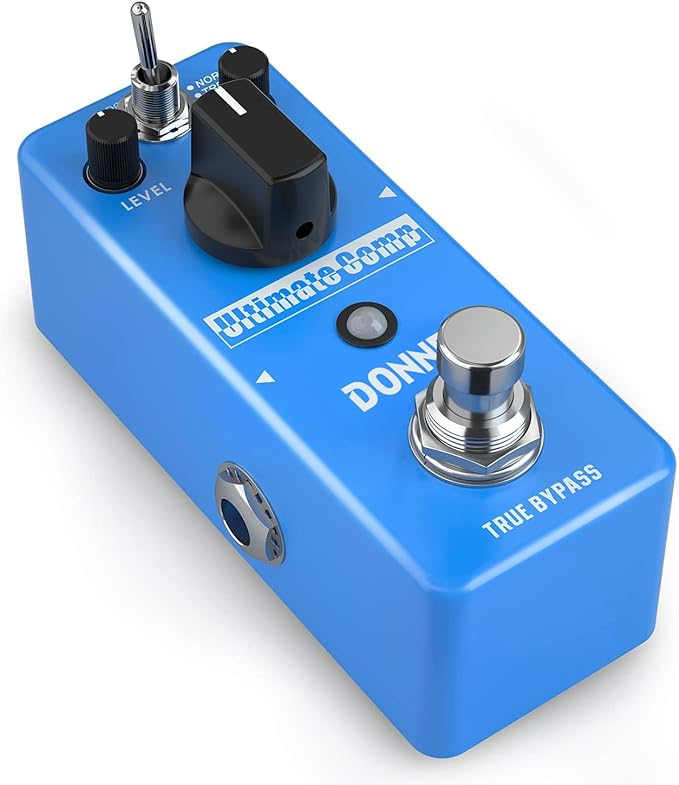 Donner Compressor Pedal, Ultimate Comp 2 Modes Compression Effect Pedal Pure Analog for Electric Guitar and Bass True Bypass